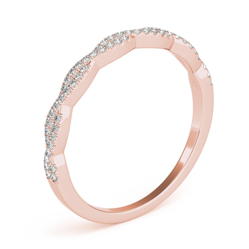 Twisted Stackable Wedding Band - Wedding Band - Design Jewellers Edmonton