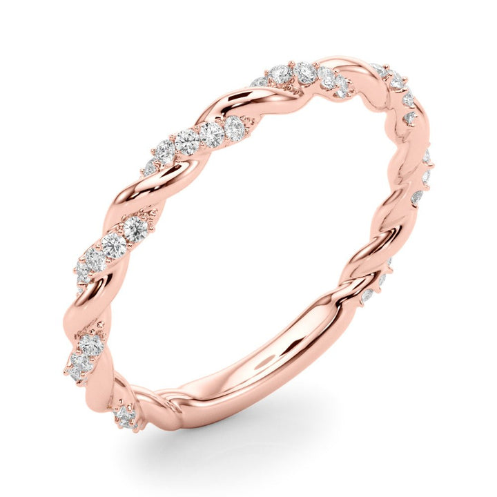Twisting Alternating Wedding Band - Wedding Band - Design Jewellers Edmonton