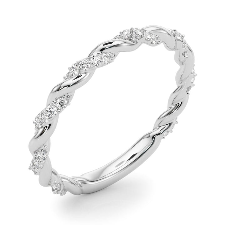 Twisting Alternating Wedding Band - Wedding Band - Design Jewellers Edmonton