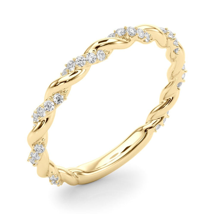 Twisting Alternating Wedding Band - Wedding Band - Design Jewellers Edmonton
