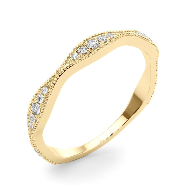 Vintage Inspired Milgrain Wedding Band - Wedding Band - Design Jewellers Edmonton