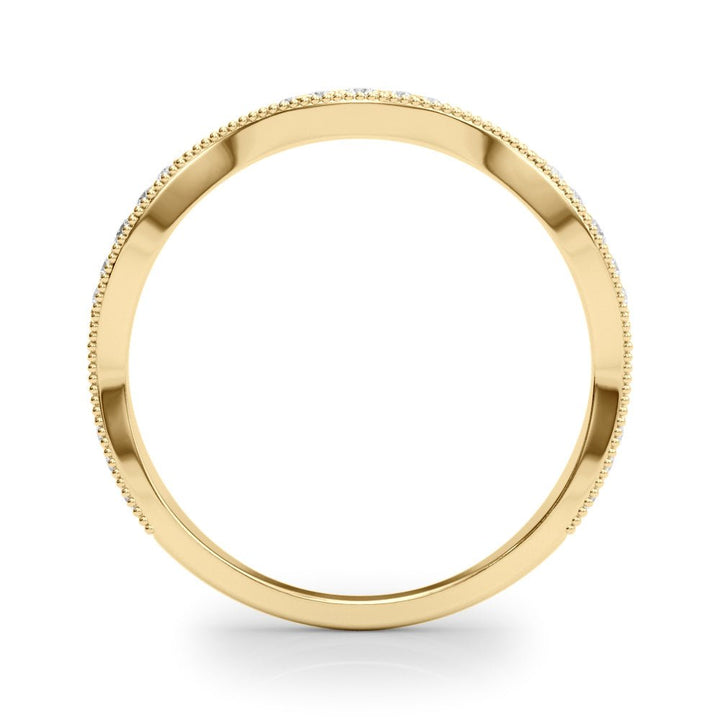 Vintage Inspired Milgrain Wedding Band - Wedding Band - Design Jewellers Edmonton