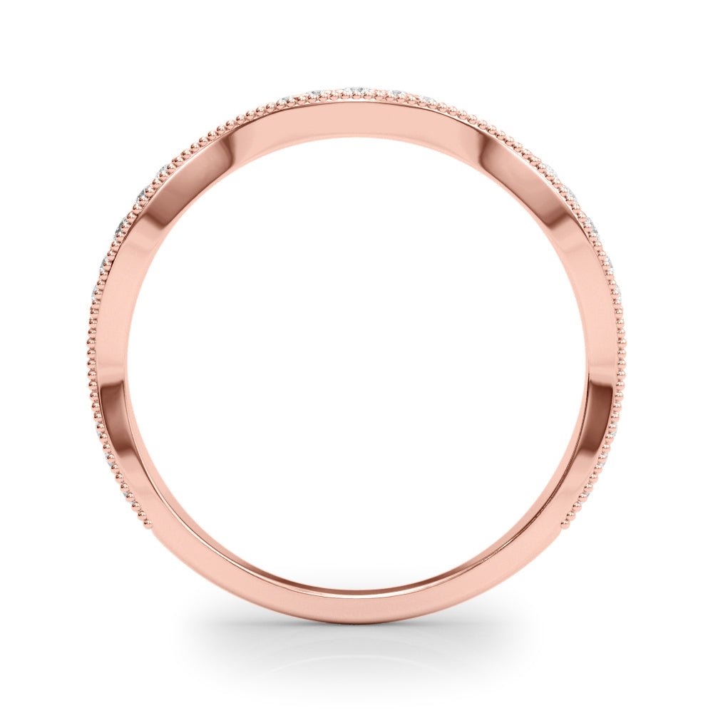 Vintage Inspired Milgrain Wedding Band - Wedding Band - Design Jewellers Edmonton