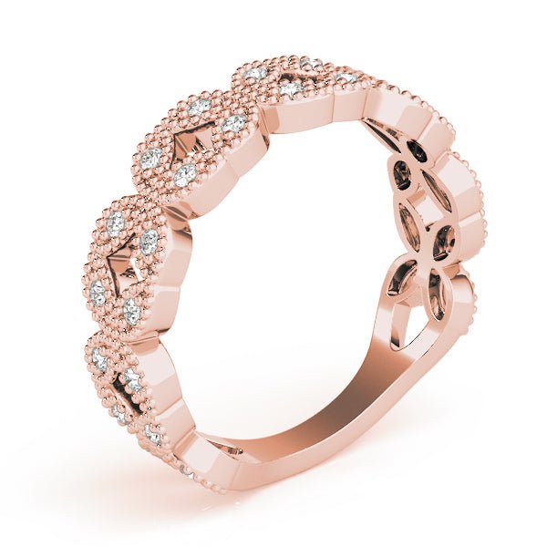 Vintage Milgrain Stackable Ring - Stackable Ring - Design Jewellers Edmonton