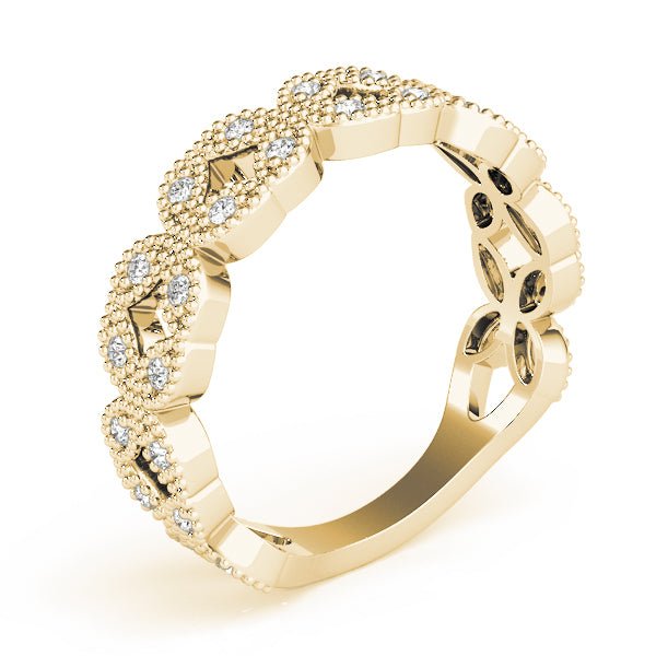 Vintage Milgrain Stackable Ring - Stackable Ring - Design Jewellers Edmonton