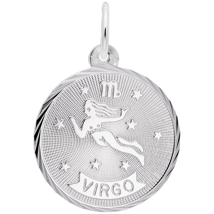 Virgo Constellation Disc Charm - Charms - Design Jewellers Edmonton
