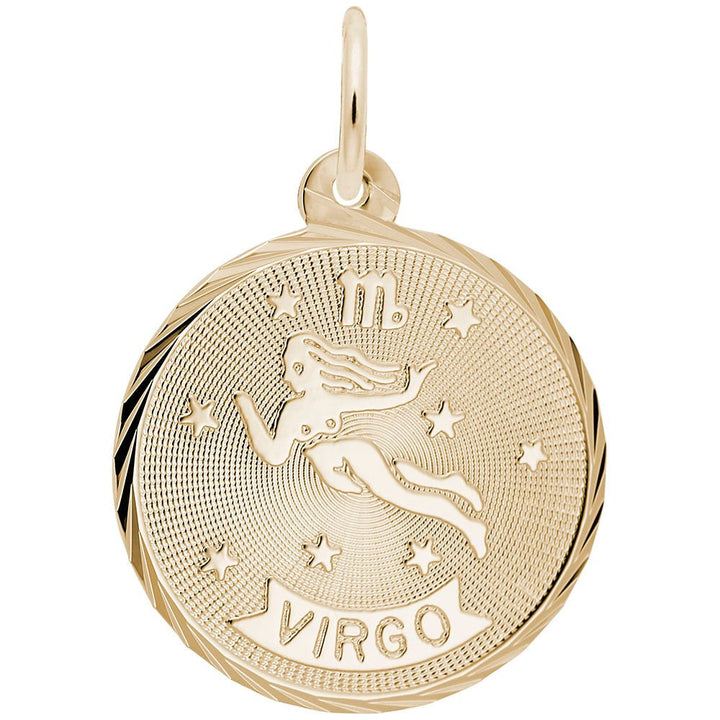 Virgo Constellation Disc Charm - Charms - Design Jewellers Edmonton